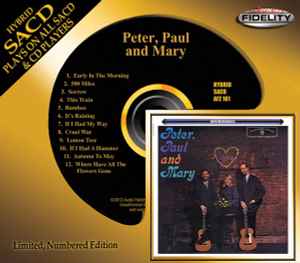 PETER， PAUL & MARY ピーター・ポール & マリー 2014年発売 Audio