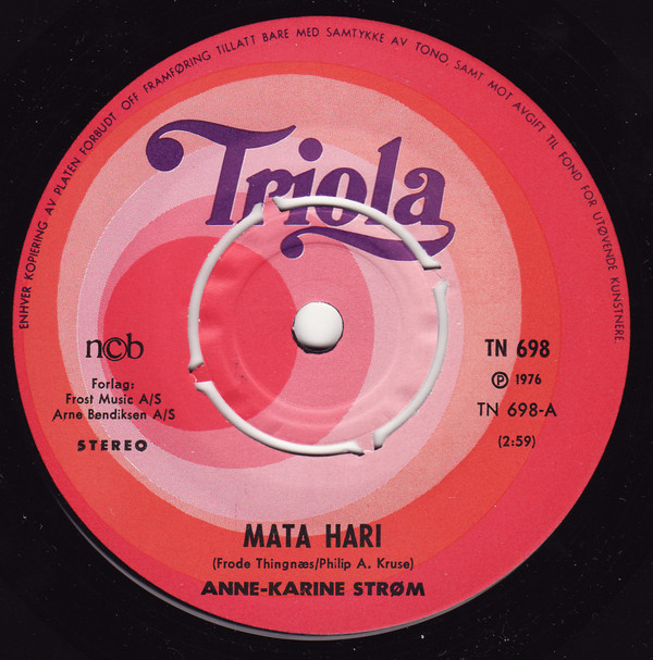 descargar álbum Anne Karine Strøm - Mata Hari