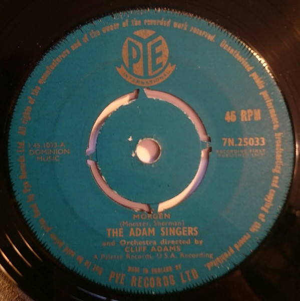 last ned album The Adam Singers - Morgen Two Blue Pigeons