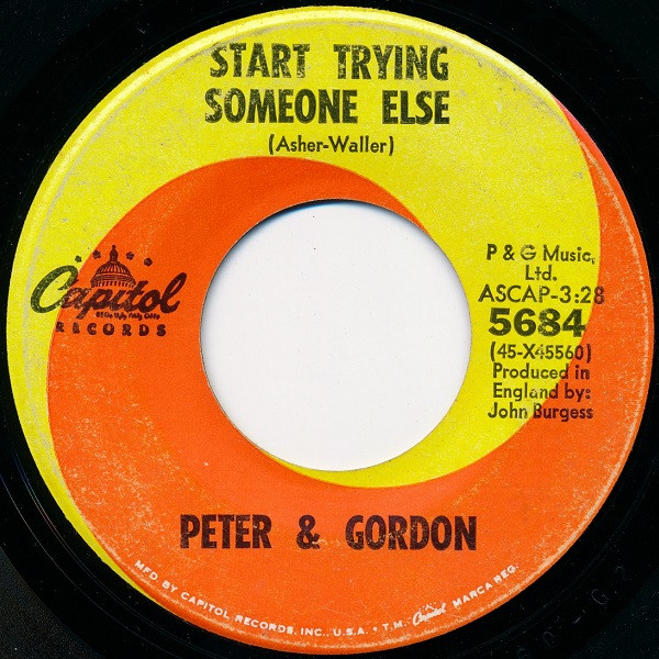 last ned album Peter & Gordon - To Show I Love You Start Trying Someone Else