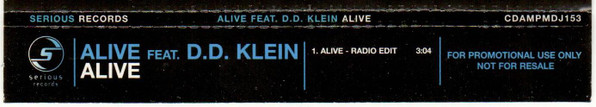ladda ner album Alive Feat DD Klein - Alive