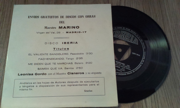 Album herunterladen Leonisa Gordo Con El Maestro Marino Y Su Orquesta - El Valiente Bandolero