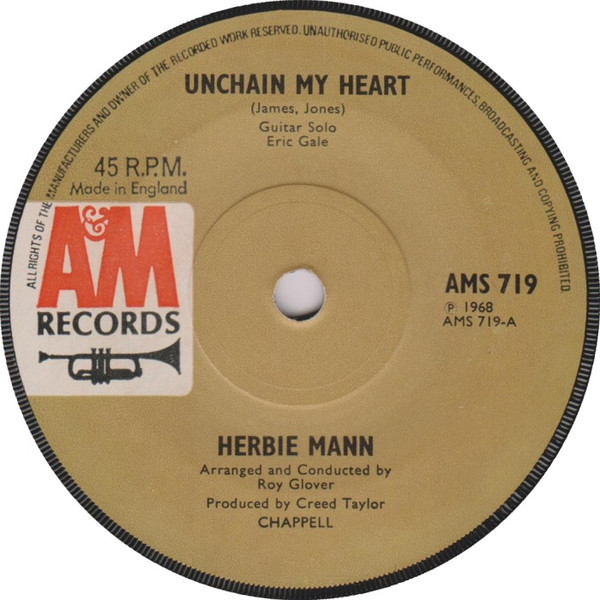 Herbie Mann – Unchain My Heart (1968, Vinyl) - Discogs