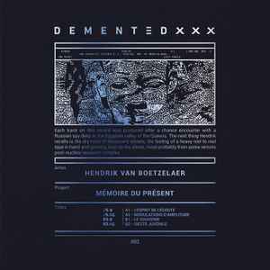 Hendrik van Boetzelaer - Mémoire du Présent album cover