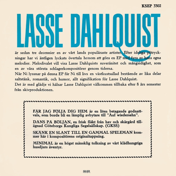 télécharger l'album Lasse Dahlquist - Dans På Böljan