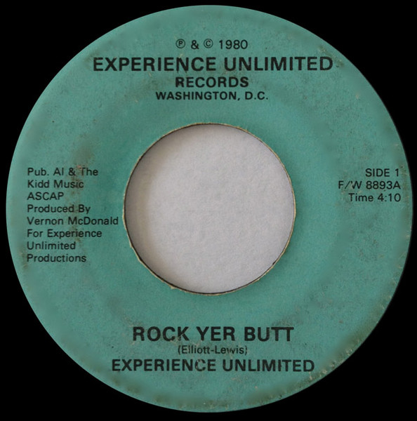 Experience Unlimited – Rock Yer Butt / E.U. Groove (1980, Vinyl