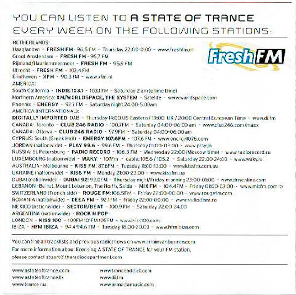 télécharger l'album Armin van Buuren - A State Of Trance Year Mix 2006