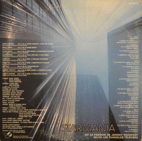 Michel Berger / Luc Plamondon - Starmania | Kebec Frog (KF 8001/2) - 3