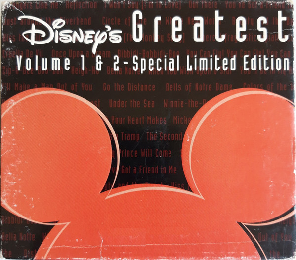 Disney’s Greatest Volume 1 CD 2001