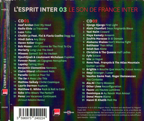 Album herunterladen Various - LEsprit INTER 03