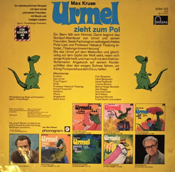 ladda ner album Max Kruse - Urmel Zieht Zum Pol