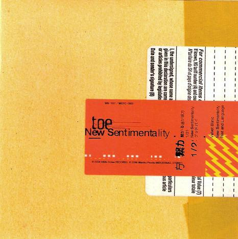 toe – New Sentimentality (2020, Clear, Vinyl) - Discogs