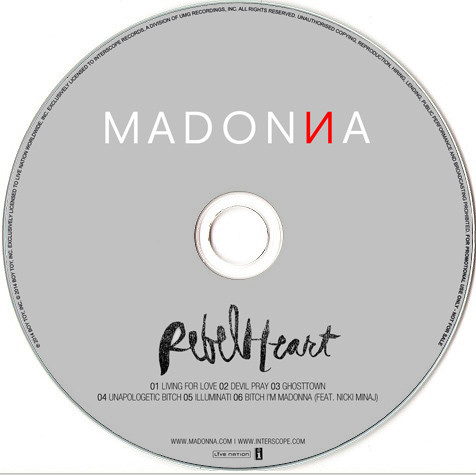 Madonna – Rebel Heart (2015, CDr) - Discogs