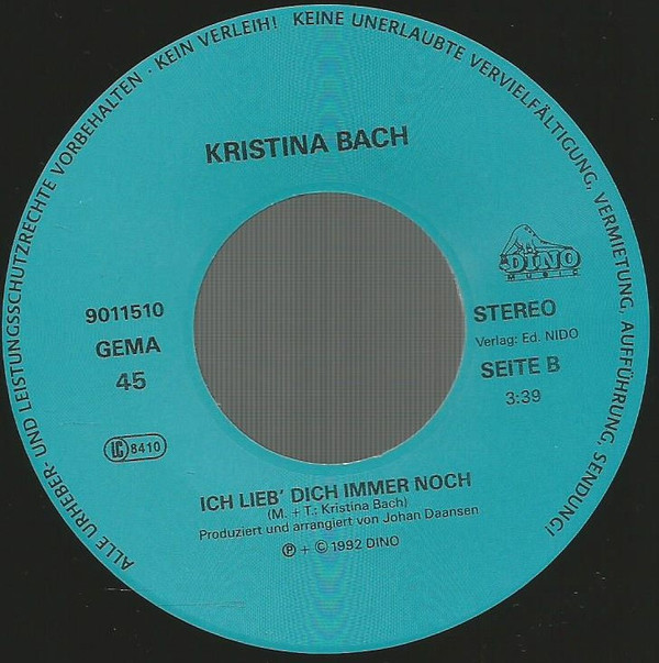 last ned album Kristina Bach - Caballero Caballero
