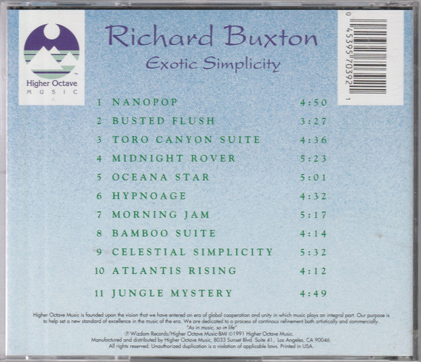 télécharger l'album Richard Buxton - Exotic Simplicity