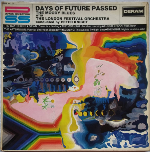 The Moody Blues With The London Festival Orchestra Conducted By Peter  Knight – Days Of Future Passed (1967, Black Text, Vinyl) - Discogs