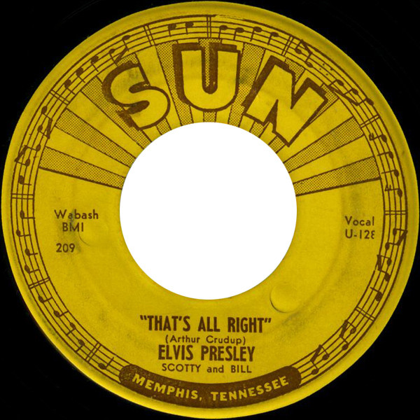 Elvis Presley, Scotty And Bill – That's All Right / Blue Moon Of Kentucky (1954, Vinyl) - Discogs