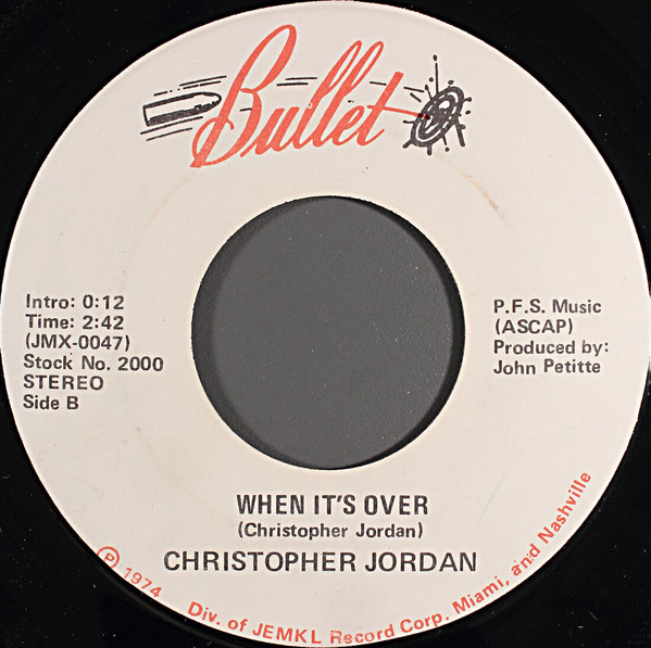 last ned album Christopher Jordan - Dont Ever Tell Me