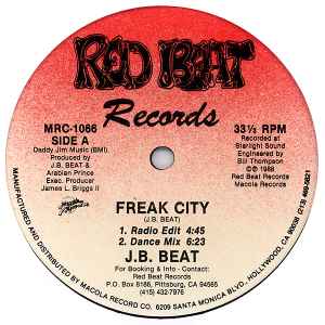 J.B. Beat - Freak City album cover