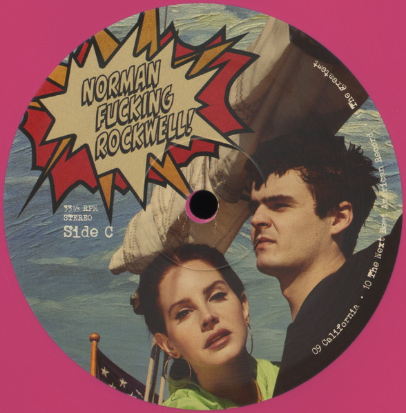 Lana Del Rey - Norman Fucking Rockwell Urban Outfitters Alt Cover Pink  Vinyl NFR 602508068348