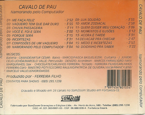 last ned album Forró Cavalo de Pau - Namorando Pelo Computador