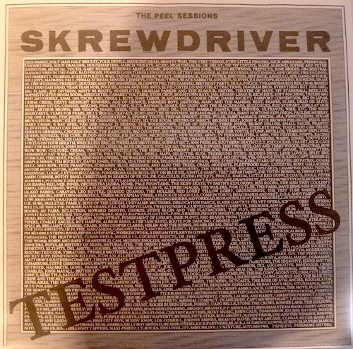 Skrewdriver – The Peel Sessions (Vinyl) - Discogs