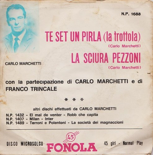 descargar álbum Carlo Marchetti Franco Trincale - Te Set Un Pirla La Trottola La Sciura Pezzoni