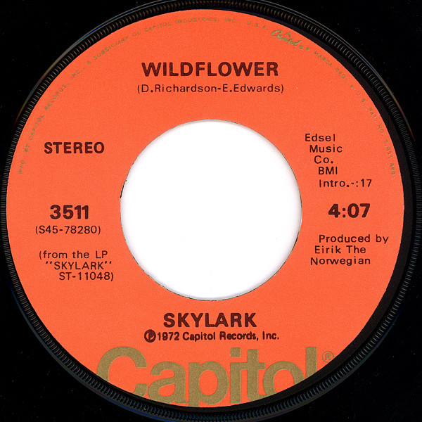 Skylark Wildflower (1973, Winchester Pressing, Vinyl) Discogs