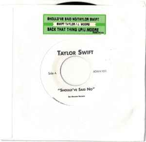 TAYLOR SWIFT SUPER RARE 7 VINYL JUKEBOX SINGLE PICTURE TO BURN 45 RPM