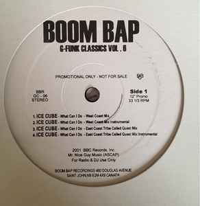 Ice Cube - Boom Bap - G-Funk Classics Vol. 6 album cover