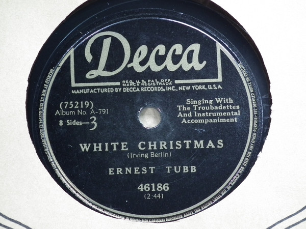 Ernest Tubb And Red Foley – Sing A Song Of Christmas (1950 