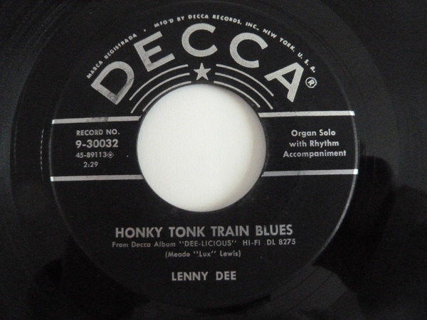 descargar álbum Lenny Dee - Honky Tonk Train Blues