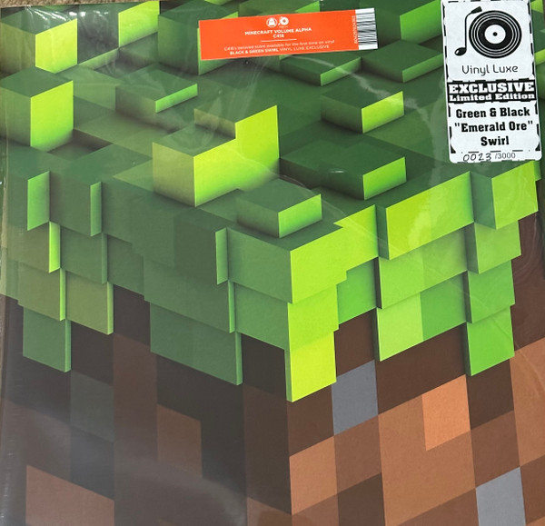 C418 – Minecraft Volume Alpha (2023, Green & Black Swirl [Emerald 