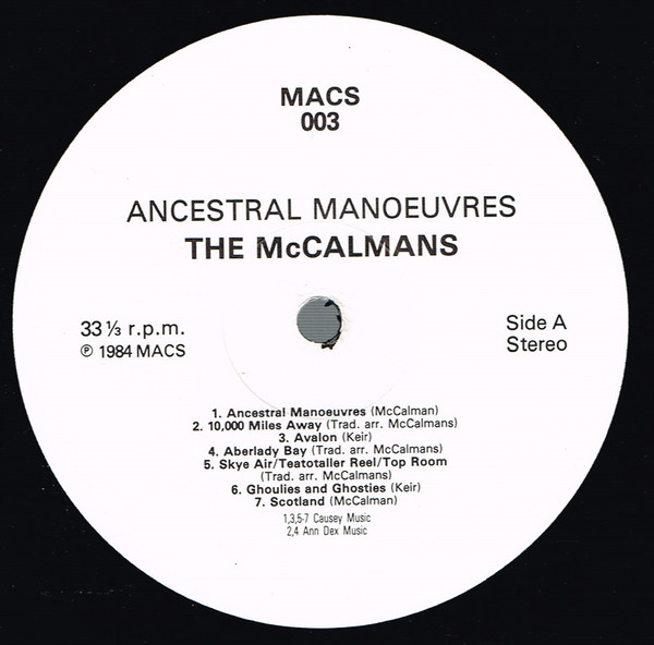 baixar álbum Download The McCalmans - Ancestral Manoeuvres album