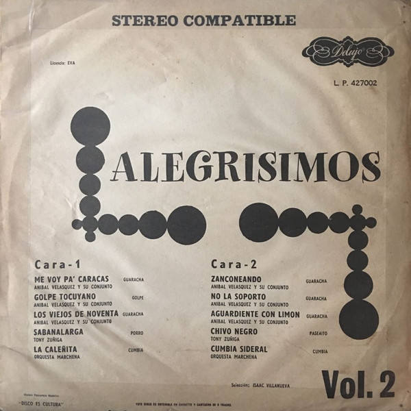 Album herunterladen Various - Alegrisimos Vol 2