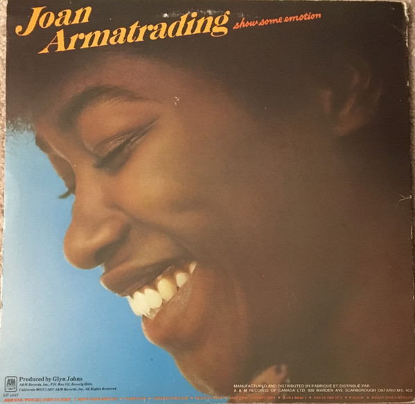 Joan Armatrading - Show Some Emotion | A&M Records (SP 4663) - 2