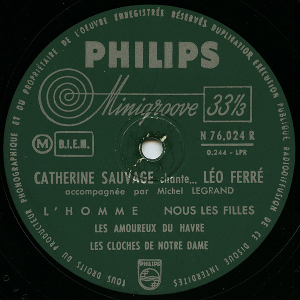 baixar álbum Catherine Sauvage - Catherine Sauvage Chante Léo Ferré