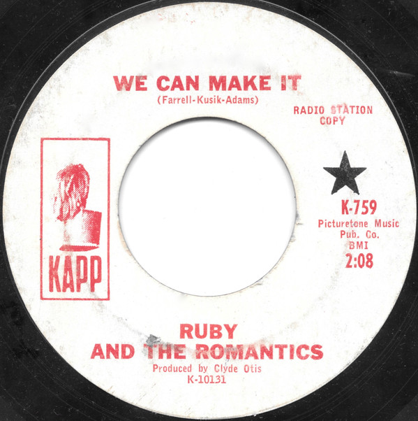 Album herunterladen Ruby And The Romantics - We Can Make It
