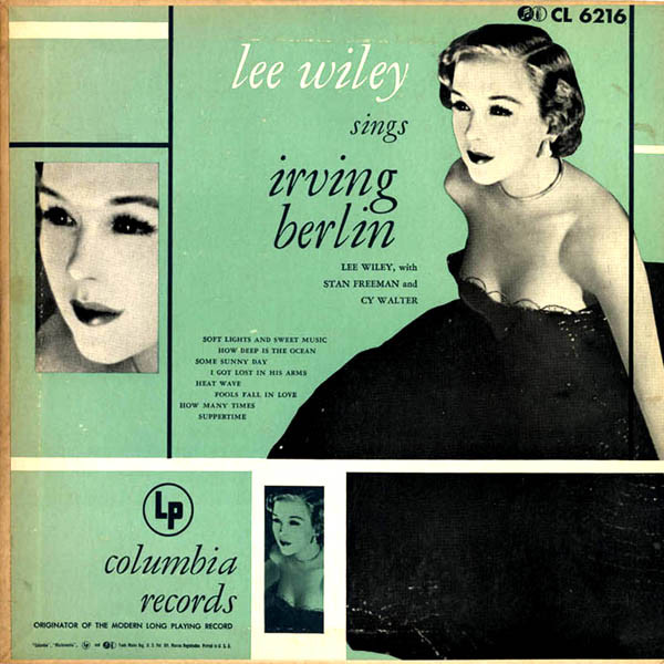Lee Wiley With Stan Freeman And Cy Walter - Lee Wiley Sings Irving Berlin |  Releases | Discogs