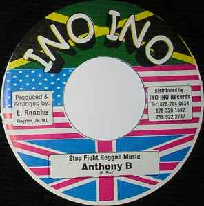 Anthony B - Stop Fight Reggae Music album cover