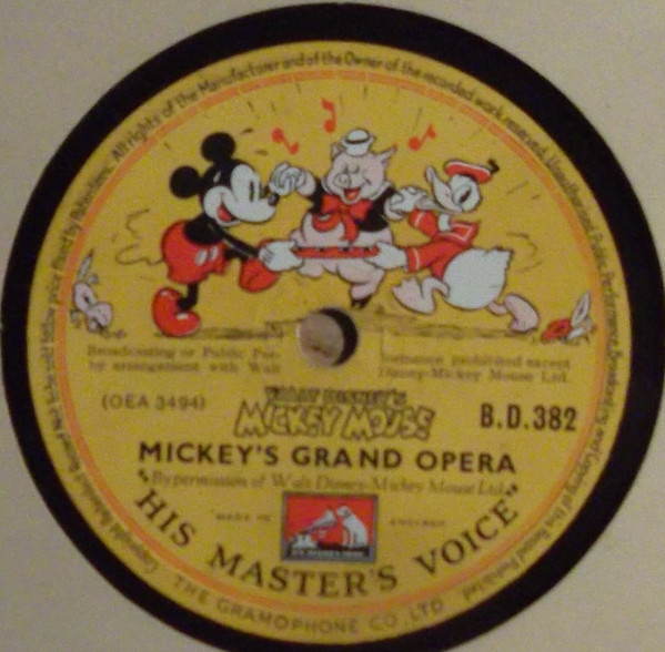 Unknown Artist – Mickey's Grand Opera / The Orphan's Benefit (1948