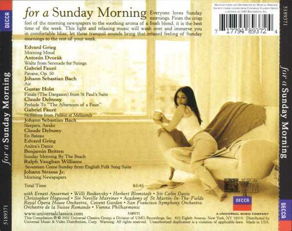 télécharger l'album Various - For A Sunday Morning