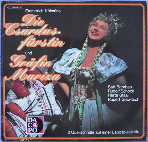 Emmerich Kálmán – Die Csárdásfürstin = The Gypsy Princess / Gräfin