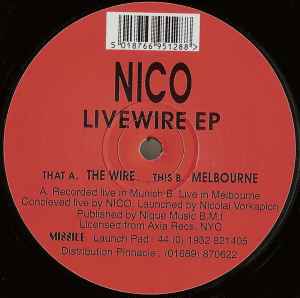 Nico - Livewire EP album cover