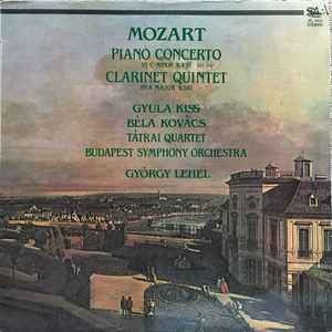 Wolfgang Amadeus Mozart - Piano Concerto In C Minor K.491  /  Clarinet Quintet In A Major K.581 album cover