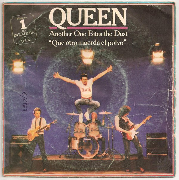 Queen Another One Bites The Dust 4 Album Cover Sticker