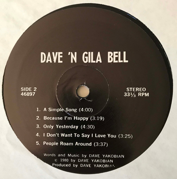 télécharger l'album Dave 'N Gila Bell - Dave N Gila Bell
