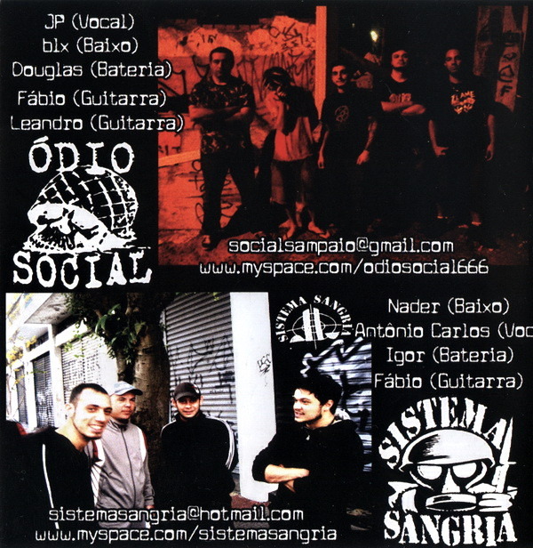 last ned album Ódio Social Sistema Sangria Facción De Sangre Ação Terrorista - Facción Terrorista Ódio Ao Sistema Split 4 Way