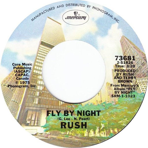 Rush – Fly By Night (1975, Vinyl) - Discogs