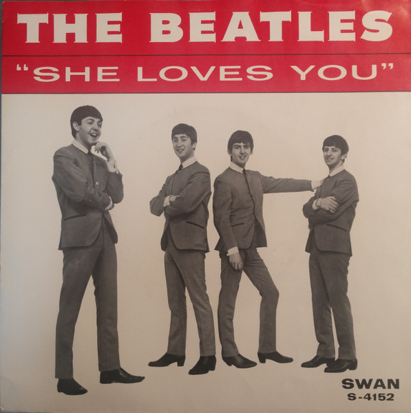 The Beatles – She Loves You (1964, Black Labels, Rockaway Pressing